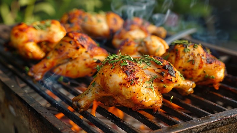 Grilled Chicken with Vegetables